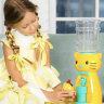 Детский кулер Акваняня кошка желтая с бирюзой